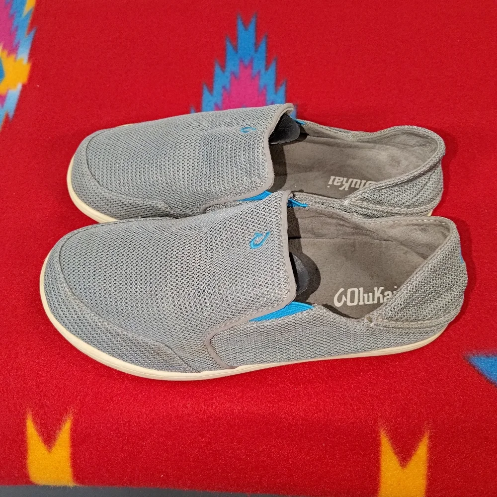 Olukai Nohea Mesh Boy's Slip-On Shoes US B5 EUR 37